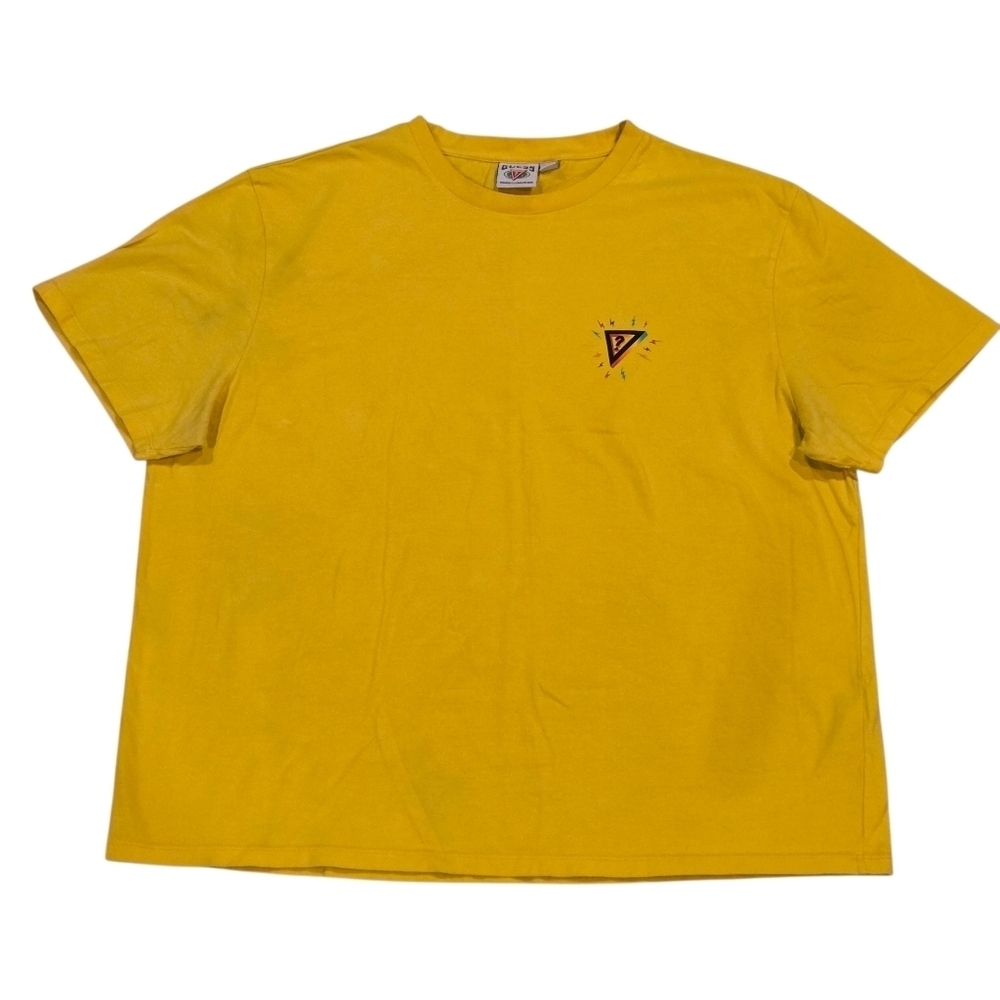 Guess x J. Balvin Collab Vibras Men's Graphic T-Shirt Yellow Size 2XL